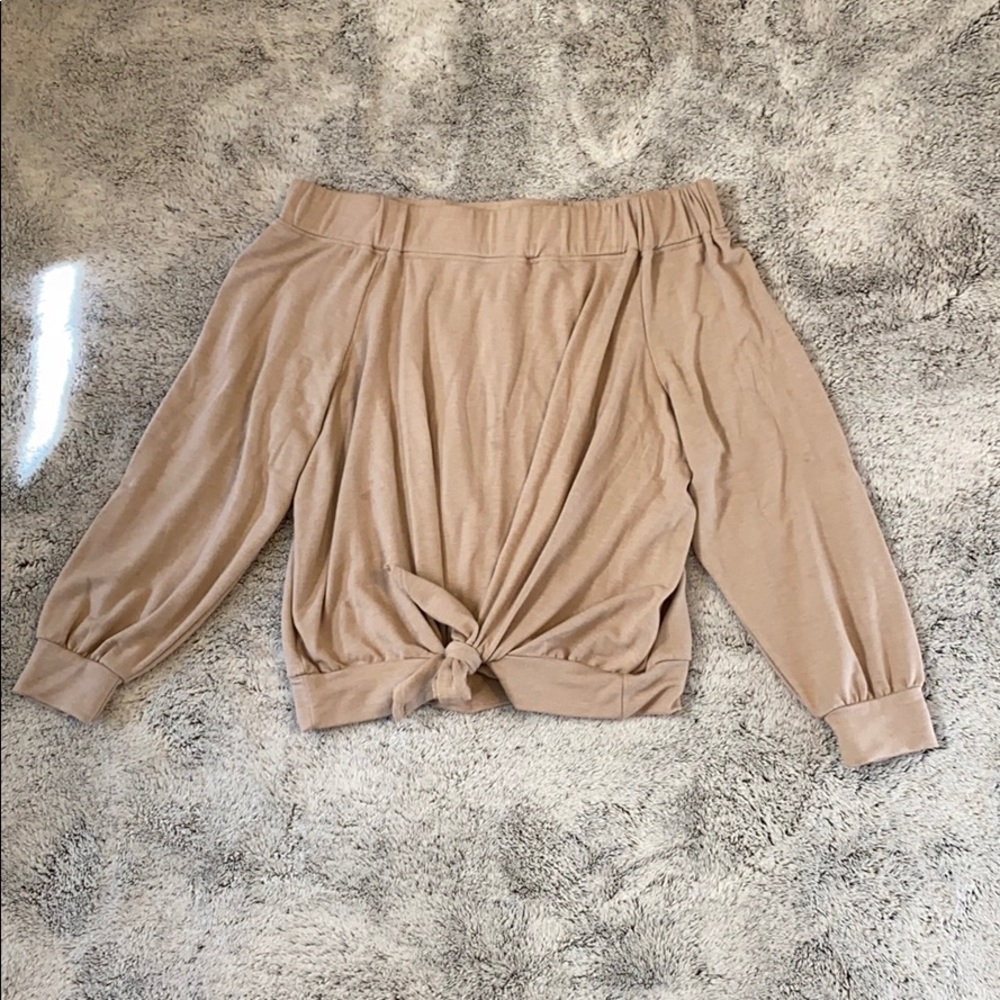 Cherish Tan shirt